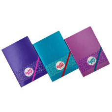 Блокнот діловий LOLLIPOP LOGO2U А5, 96арк., клітинка, обкладинка зі штучної шкіри, рожевий