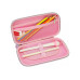 Пенал з тисненням, 1 відділення - QT-5781-Blue COOLFORSCHOOL
