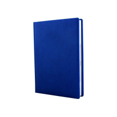 Ежедневник недатированный, Optima тиснение Notebook, Vivella, кремовый блок, клетка, темно-синий, A