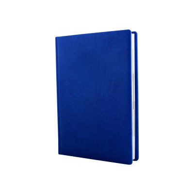 Ежедневник недатированный, Optima тиснение Notebook, Vivella, кремовый блок, клетка, темно-синий, A O20823-24