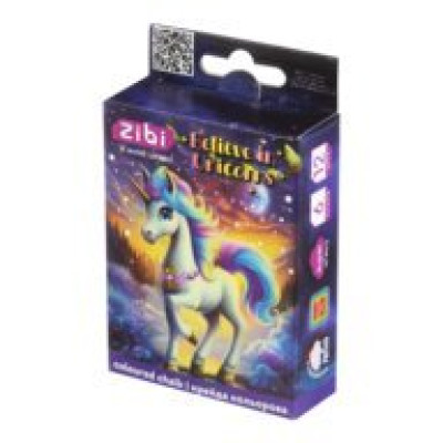 Крейда кольорова квадратна, UNICORN, 12 шт., картонна коробка
