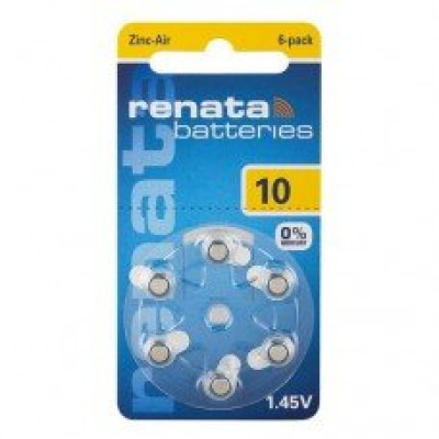 Батарейка RENATA ZA 10 ()6/60/300) 5073