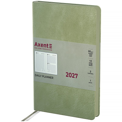 Ежедневник 2027 Partner Soft Cloud, 145*210, салатовый