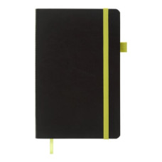 Книга записна CONCEPT 125*195, 96 арк., клітинка, обкл. штучна шкіра, жовтий