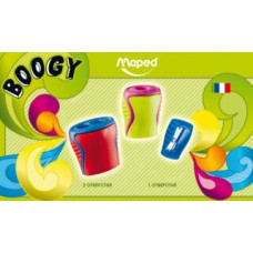 Чинка без контейнера BOOGY, 1 отв., дисплей, асорті