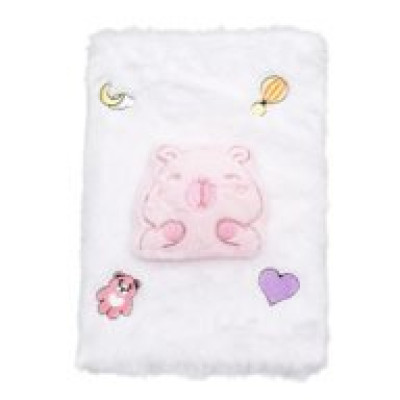 Блокнот плюшевий CAPYBARA, А5, 80 арк., клітинка, асорті, KIDS Line