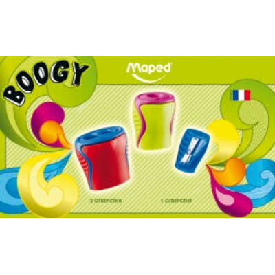 Чинка без контейнера BOOGY, 1 отв., дисплей, асорті - MP.063211 Maped