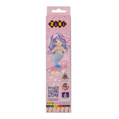 Олівці кольорові, 6кол., МАГІЯ, KIDS Line ZB.2447