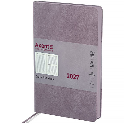Ежедневник 2027 Partner Soft Cloud, 145*210, сиреневый