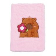 Блокнот плюшевий CAPYBARA 4, А5, 80 арк., клітинка, асорті, KIDS Line