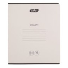 Зошит учнівський шкільний WHITE, 12арк., клітинка (уп. 25 шт)