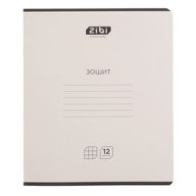 Зошит учнівський шкільний WHITE, 12арк., клітинка