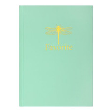 Записна книжка FAVOURITE, PASTEL, А5, 96 арк., кліт, офсет крем, тв. лам. обкл., м'ятна