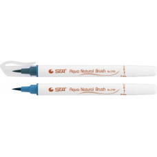 Маркер-пензлик акварельний STA 3700 AQUA NATURAL BRUSH 3700, нічний синій