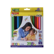 Фломастеры JUMBO, 12 цветов, BABY Line