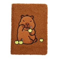 Блокнот плюшевий CAPYBARA 10, А5, 80 арк., клітинка, асорті, KIDS Line