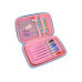 Пенал з тисненням, 1 відділення - QT-5625-Pink