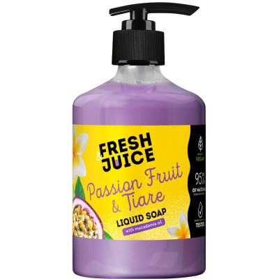 Мило рідке Fresh Juice 460мл Passion Fruit&Tiare New