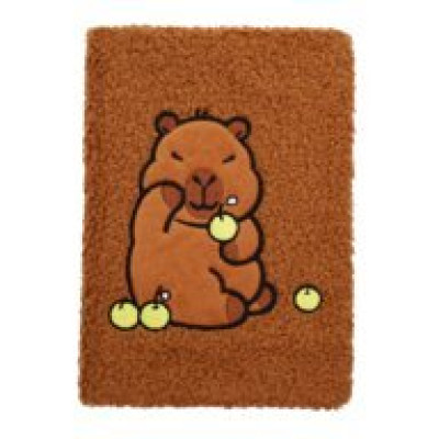 Блокнот плюшевий CAPYBARA 10, А5, 80 арк., клітинка, асорті, KIDS Line