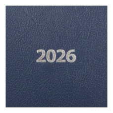Щоденник датир. 2026 STRONG, A5, темно-синій, штучна шкіра
