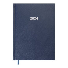 Щоденник датир. 2026 STRONG, A5, темно-синій, штучна шкіра