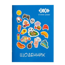 Шкільний щоденник SMILE, А5, 40л, м'як. обл., скоба, УФ-лак, SMART Line