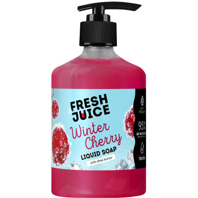 Мило рідке Fresh Juice 460мл Winter Cherry New