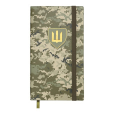 Щотижневик  датов. 2026 кишеньк. MILITARY, 85*153, світло-зелений, штуч. шкіра