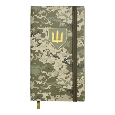 Щотижневик дат. 2026 кишеньк. MILITARY, 85*153, світло-зелений, штуч. шкіра BM.2896-15