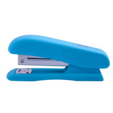 Степлер пластиковий RUBBER TOUCH до 20арк., блакитний