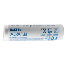Пакет фасовочный 22*30 см, 100 шт в рулоне, 8 мкм Пакет фасовочный 22*30 см, 100 шт в рулоне, 8 мкм