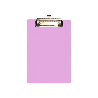 Планшет A5 з притиском та підвісом, пластик, рожевий - E30157-89