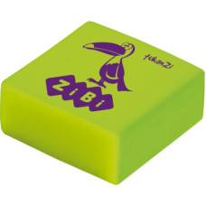 Гумка квадратна ZiBi ANIMALS, 28х28х13.5mm, в шоубоксі