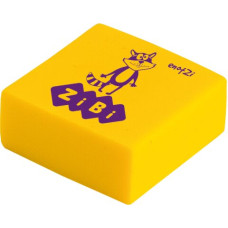 Гумка квадратна ZiBi ANIMALS, 28х28х13.5mm, в шоубоксі