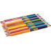 Олівці кольорові "Dual Jumbo Extra Soft" 12 шт, двосторонні, тригранні - CF15166 COOLFORSCHOOL