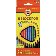 Олівці кольорові Triocolor, 24кол.