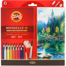 Олівці кольорові аквар. Mondeluz, 48 кол.