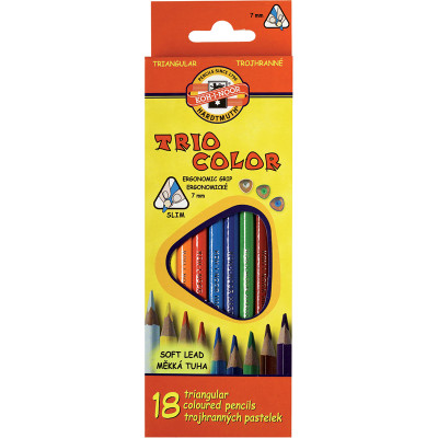 Олівці кольорові Triocolor, 18кол. - 3133 Koh-i-Noor