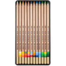 Олівці кольорові TRI-TONE 11+1, мет.