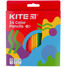 Карандаши цветные, 24 шт. Kite Fantasy