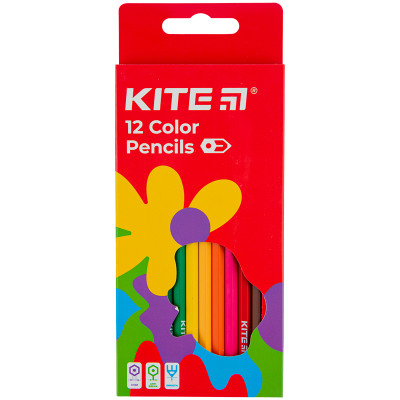Олівці кольорові, 12 шт. Kite Fantasy - K22-051-2 Kite