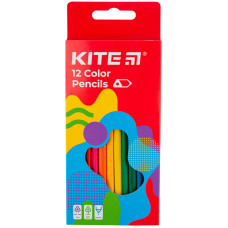 Карандаши цветные трехгранные, 12 шт. Kite Fantasy