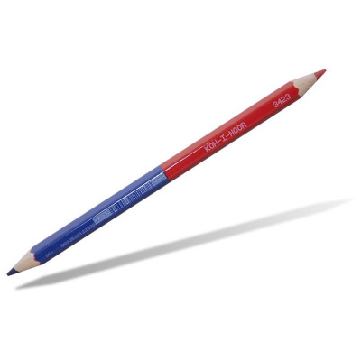 Олівець BLUE+RED STAR, синій+червоний, потовщений корпус - 000001421