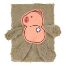 Блокнот плюшевий CAPYBARA 1, А5, 80 арк., клітинка, асорті, KIDS Line.