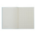 Книга канцелярська FAVOURITE, PASTEL, А4, 96 арк., клітинка, офсет, тверда ламінована обкладинка, рожева - BM.2400-410 Buromax