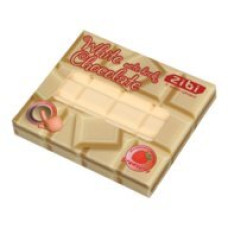 Блокнот WHITE CHOCOLATE, 90х90мм, 80 арк., нелінований, ароматизована Soft touch обкладинка, KIDS L