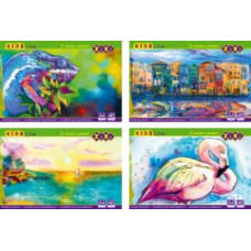 Альбом для малювання, А4, 40 аркушів, 120 г/м2, на пружині, KIDS Line