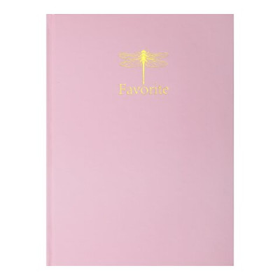 Книга канцелярська FAVOURITE, PASTEL, А4, 96 арк., клітинка, офсет, тверда ламінована обкладинка, рожева - BM.2400-410 Buromax