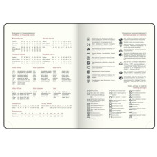 Щоденник датир. 2026 SALERNO, A5, зелений, штучна шкіра