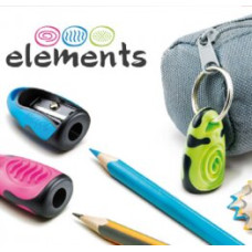 Чинка без контейнера ELEMENTS, 1 отв., дисплей, асорті